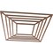 Ekena Millwork Raven Wood Fretwork Pierced Ceiling Medallion, Walnut, 18"OD x 6 5/8"ID x 3/8"T CMWP18X18X0375RAWA - alternate 2
